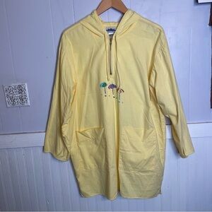 vintage Metropolitan yellow umbrella hoodie dress